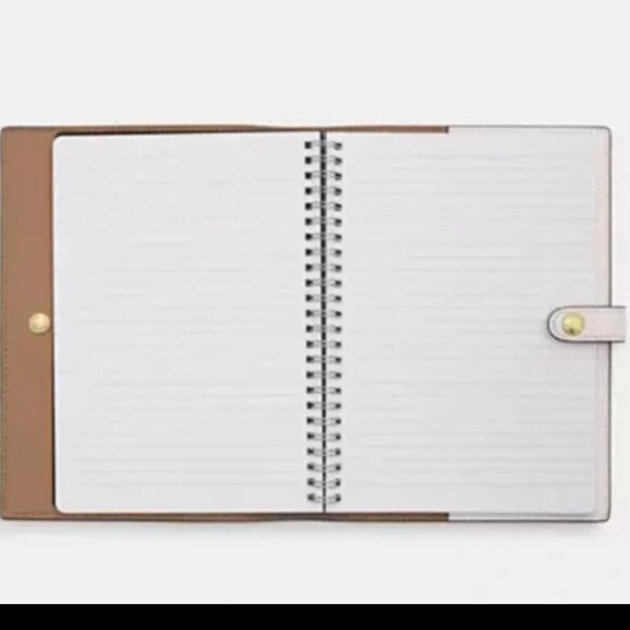 Coach Notebook in Signature Canvas and Smooth Leather - Picture 2 of 2